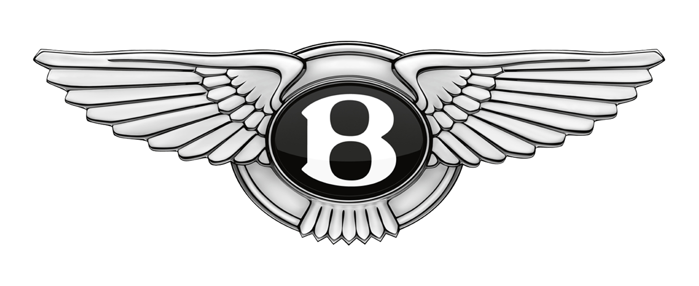 Bentley logo representing the brand of cars serviced at Alfaan auto care Sharjah