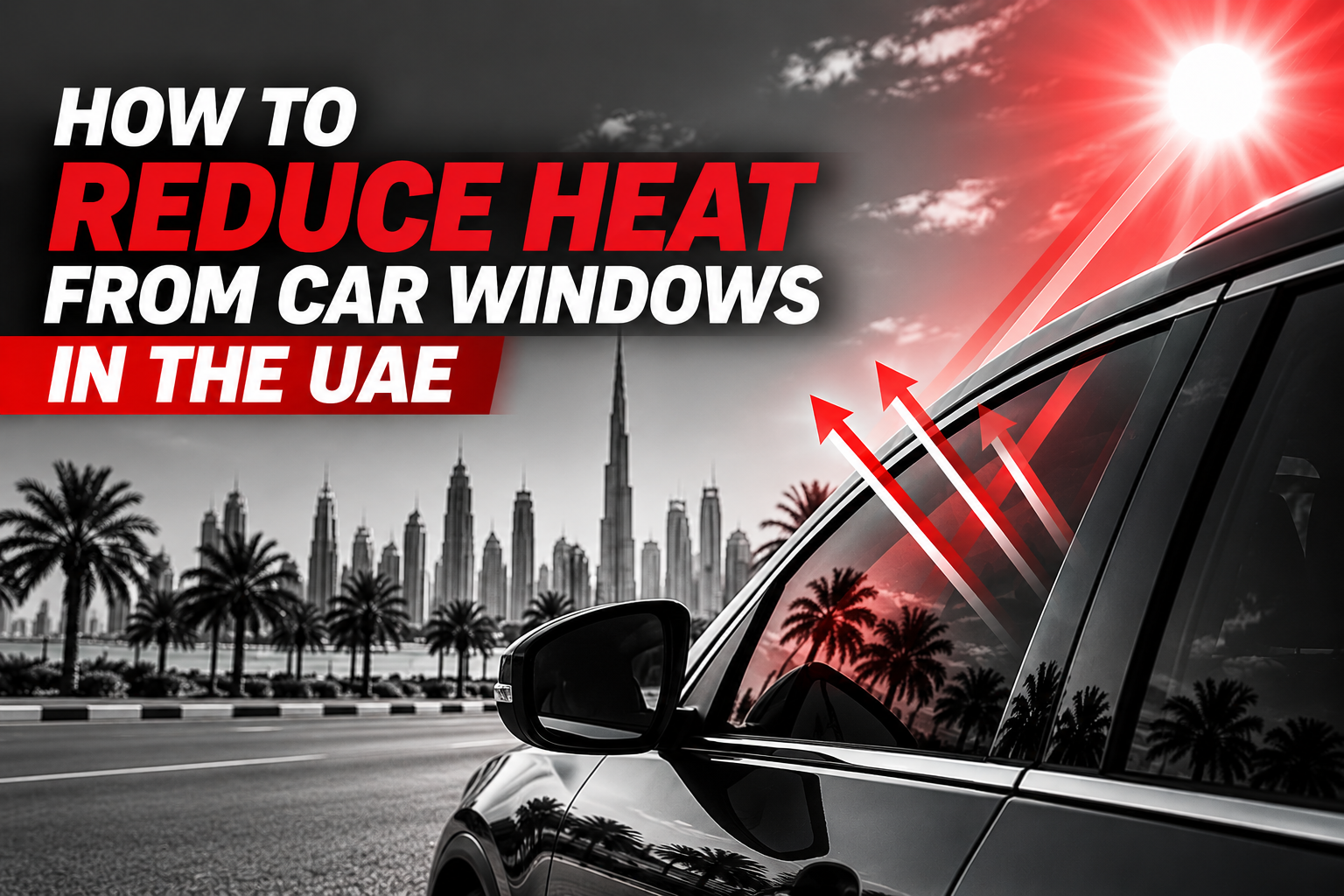 How to reduce heat from car windows in the UAE with window tinting